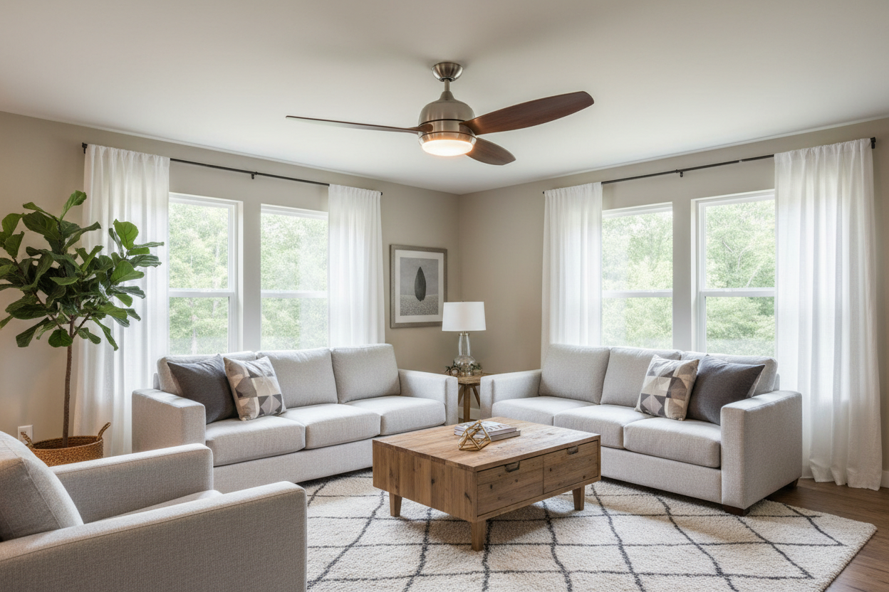 Ceiling Fans with Integrated Lighting: Enhancing Style, Comfort, and Energy Efficiency